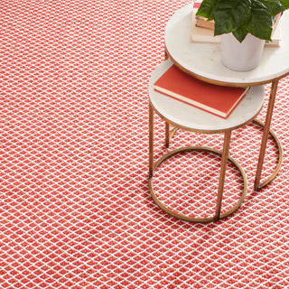 Mainsail Red Handwoven Indoor/Outdoor Rug - DA1955 - 9x12
