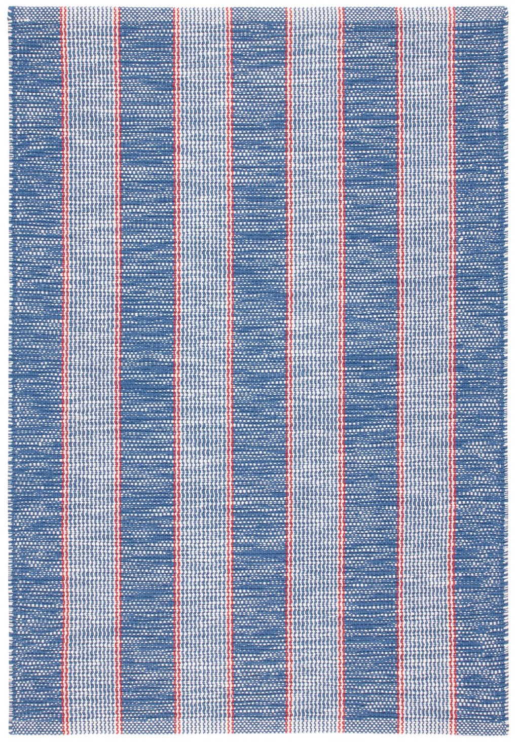 Hillsgrove Stripe Denim Handwoven Cotton Rug - DA1958 - 10x14