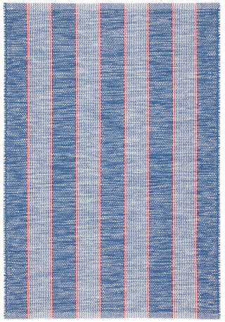 Hillsgrove Stripe Denim Handwoven Cotton Rug - DA1958 - 10x14