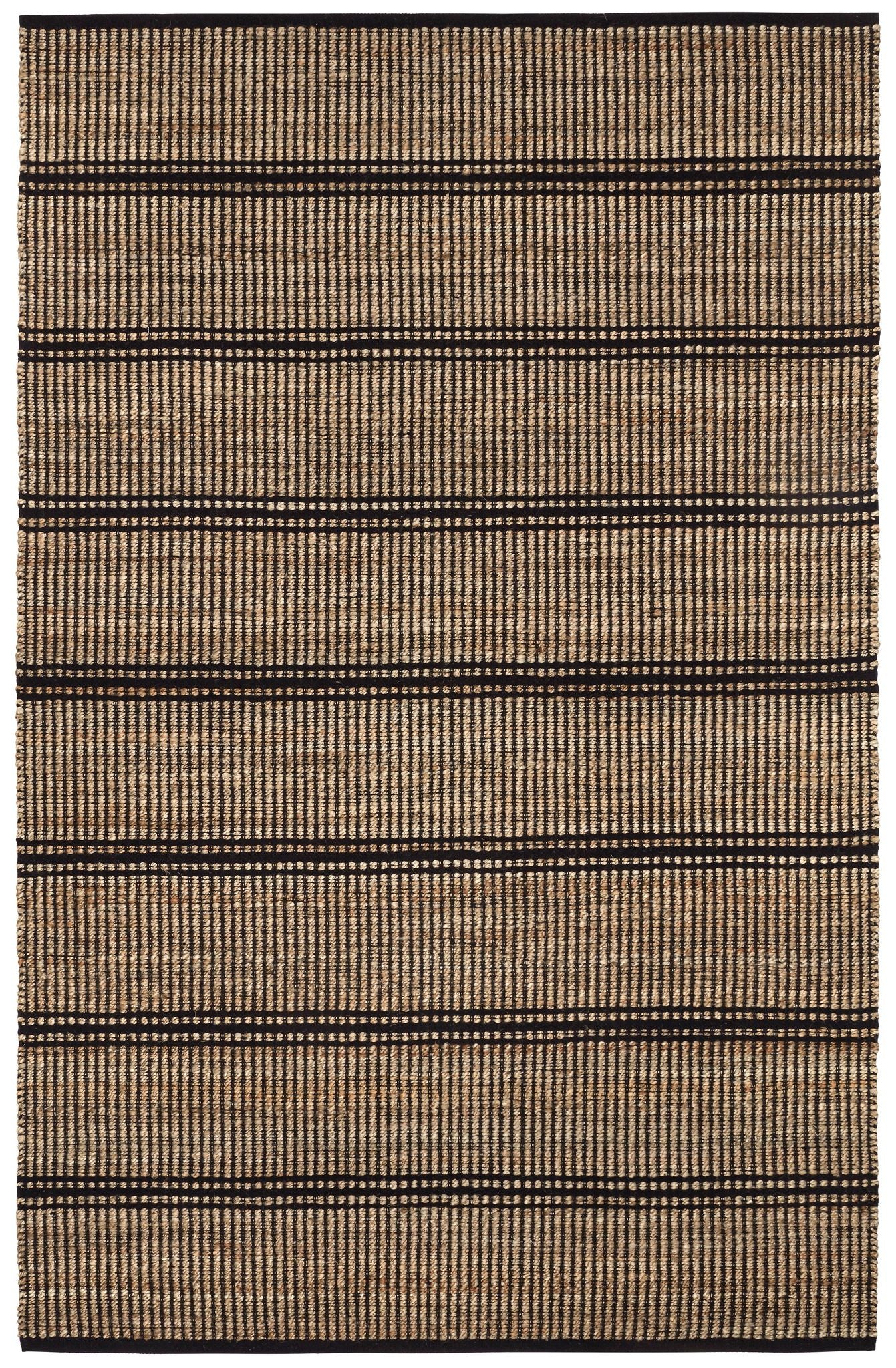 Arbor Black Handwoven Jute Rug - DA1967 - 10x14