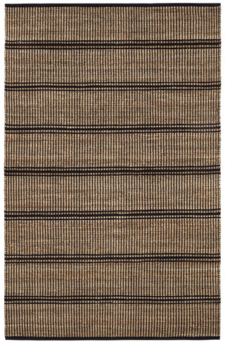 Arbor Black Handwoven Jute Rug - DA1967 - 10x14