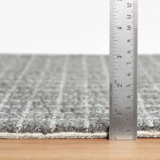 Conall Grey Hand Micro Hooked Wool Rug - DA1970 - 10x14