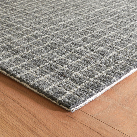 Conall Grey Hand Micro Hooked Wool Rug - DA1970 - 10x14