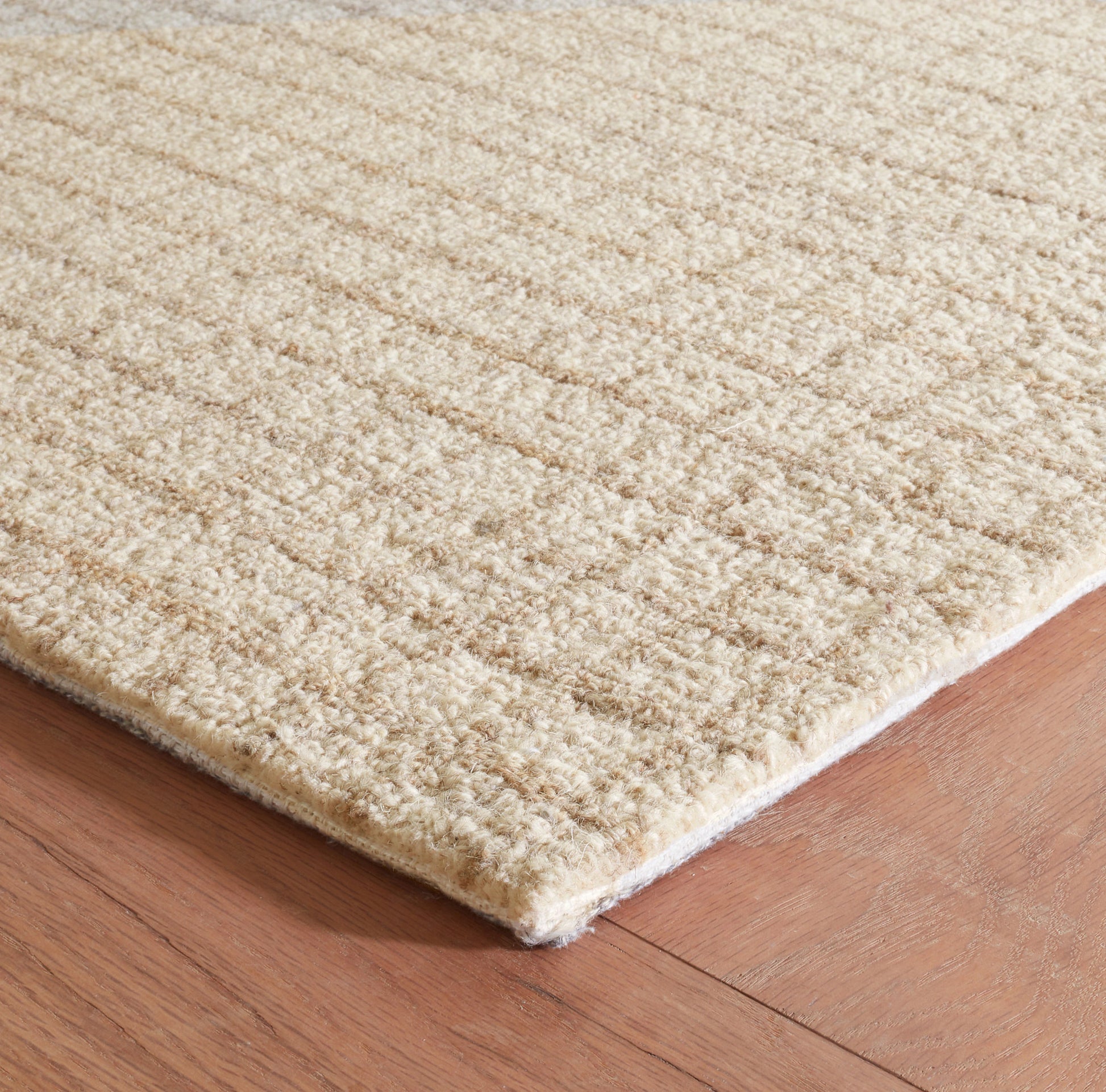 Conall Natural Hand Micro Hooked Wool Rug - DA1971 - 10x14