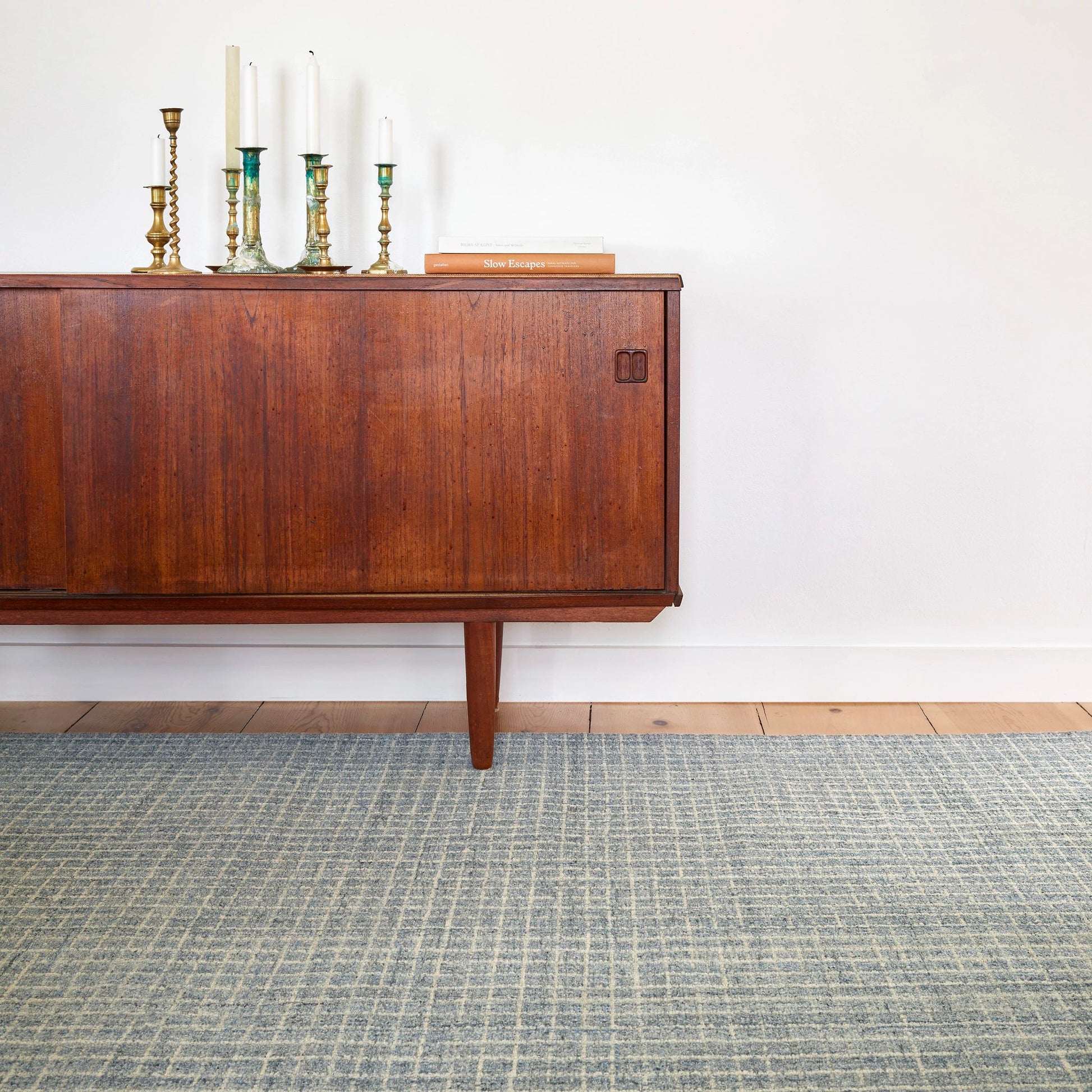 Conall Slate Hand Micro Hooked Wool Rug - DA1972 - 10x14