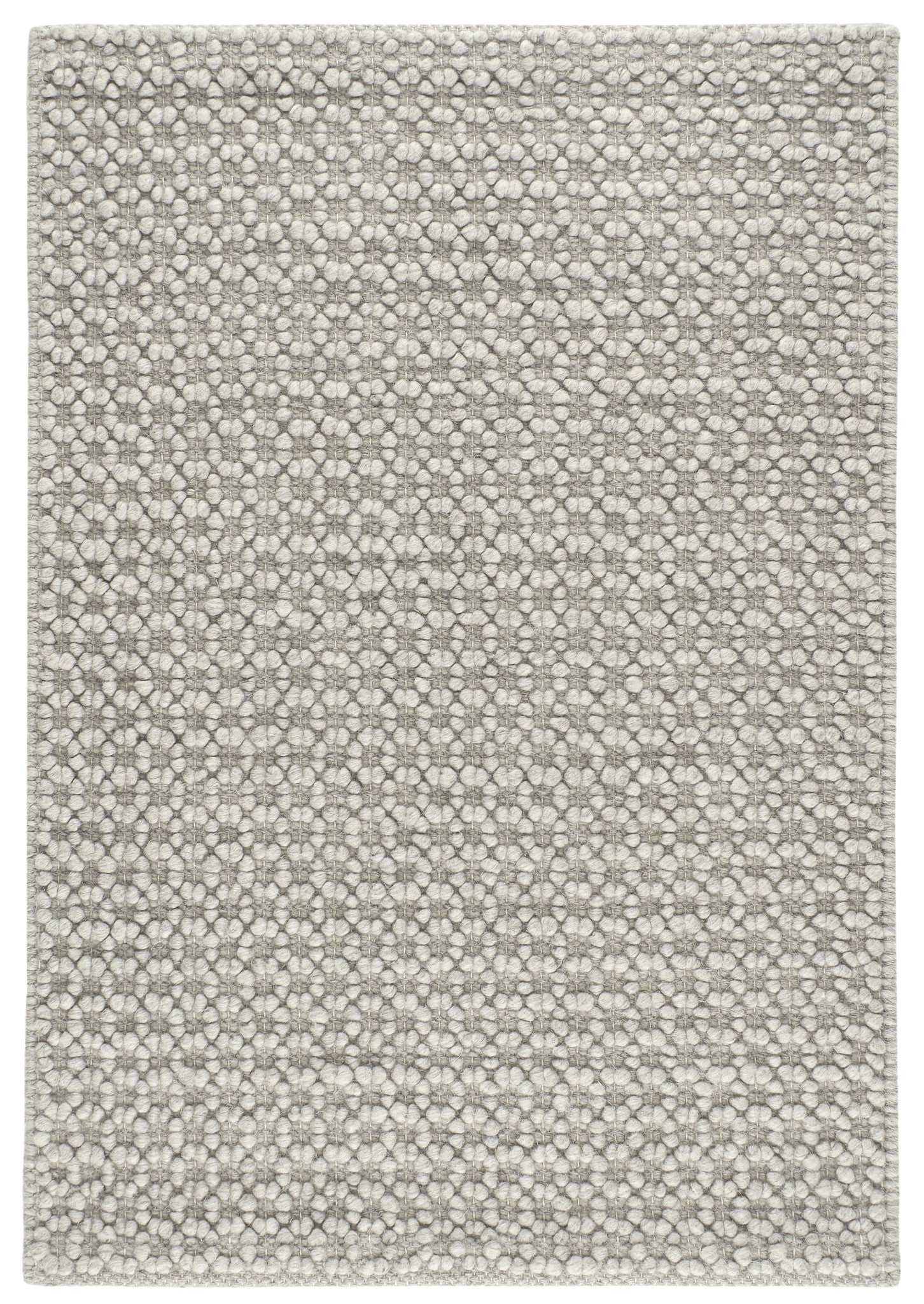 Hooper Grey Handwoven Wool Rug - DA1978 - 10x14