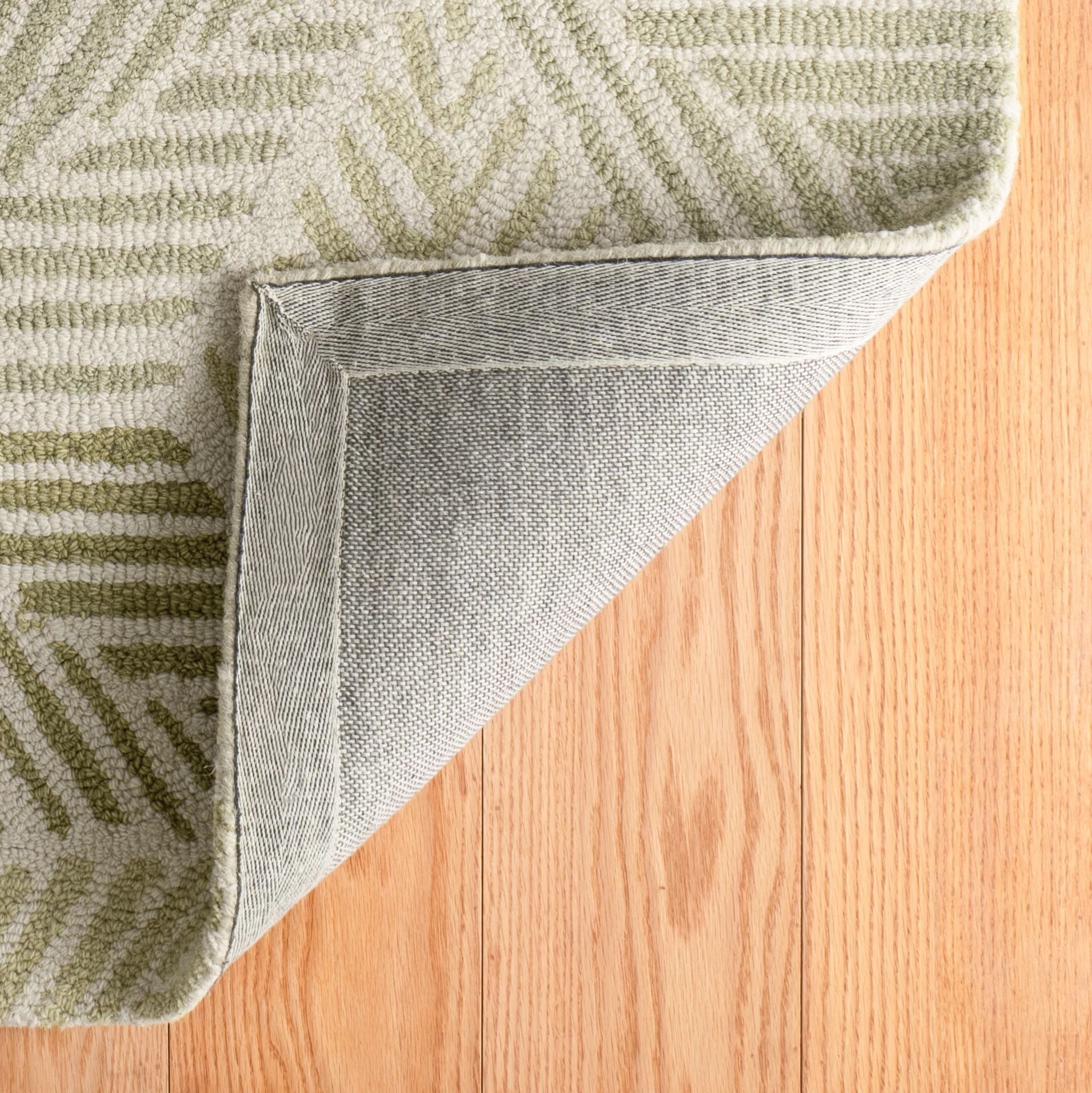 Karari Moss Hand Hooked Wool Rug - DA2023 - 10x14