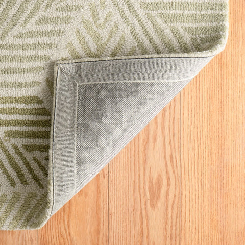 Karari Moss Hand Hooked Wool Rug - DA2023 - 10x14