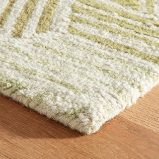 Karari Moss Hand Hooked Wool Rug - DA2023 - 10x14