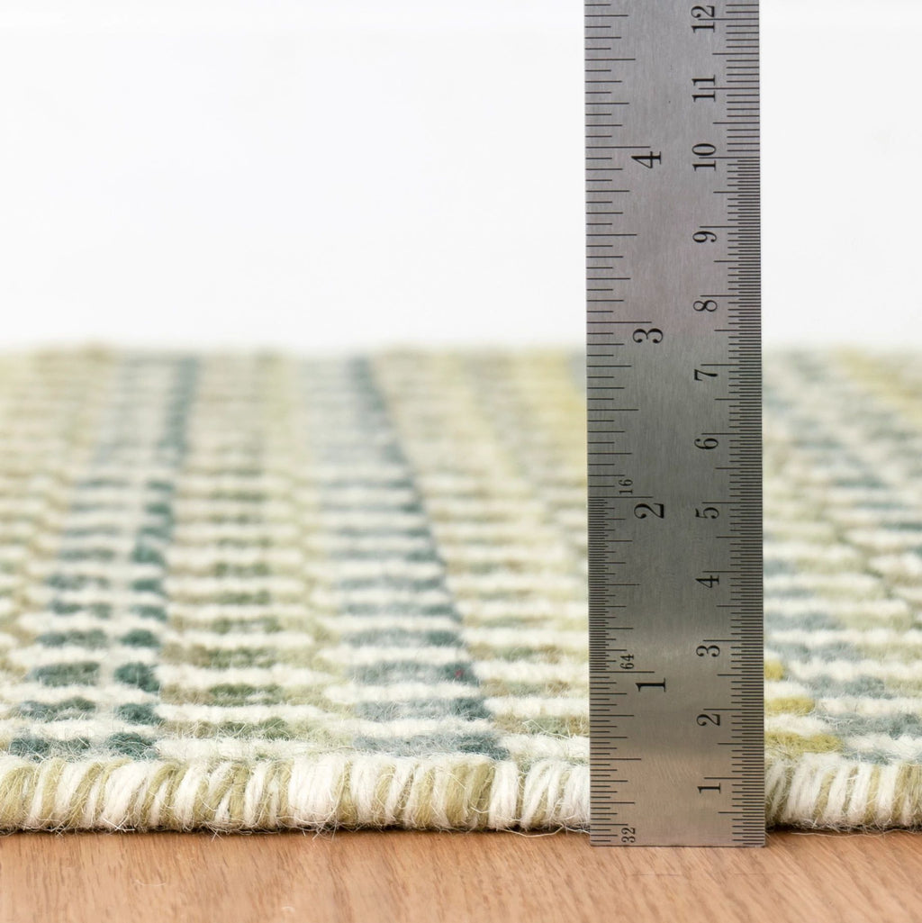 Poppy Moss Handwoven Wool Rug - DA2025 - 10x14