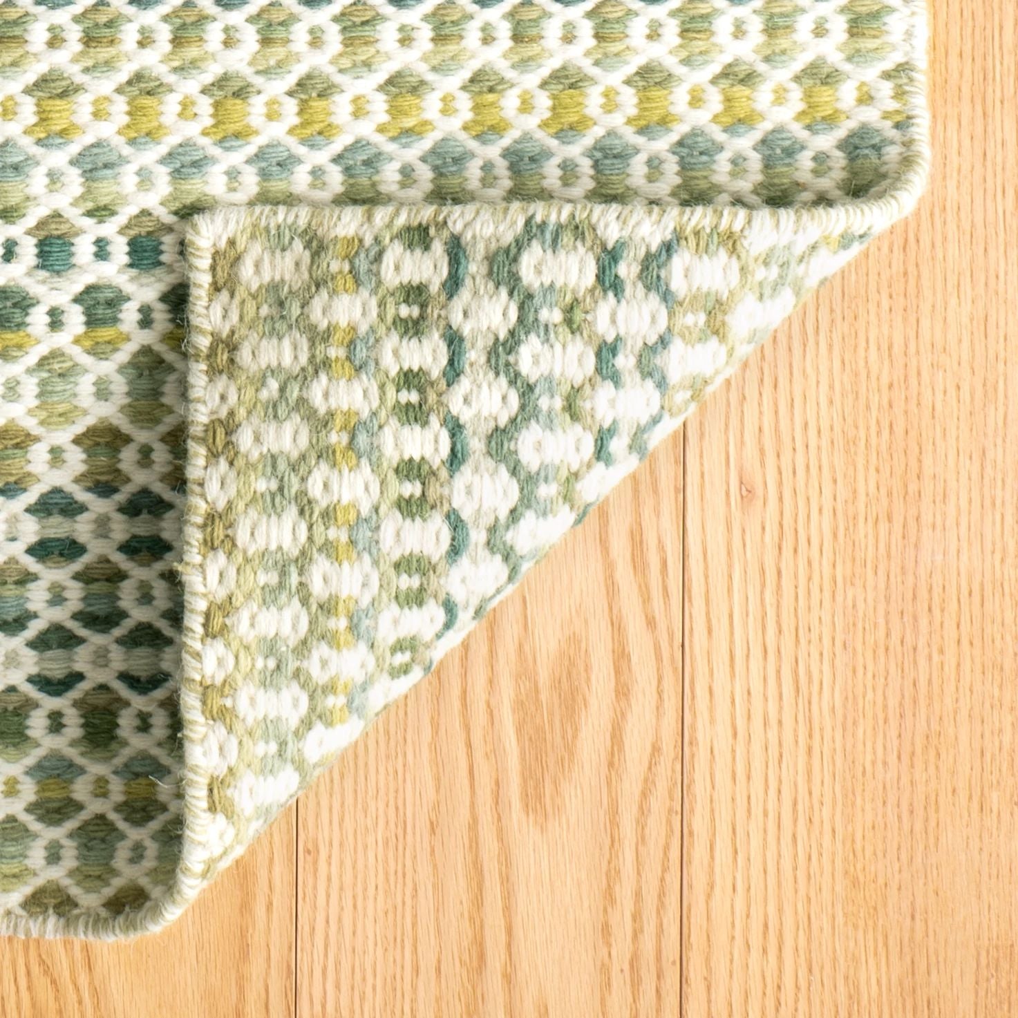 Poppy Moss Handwoven Wool Rug - DA2025 - 10x14