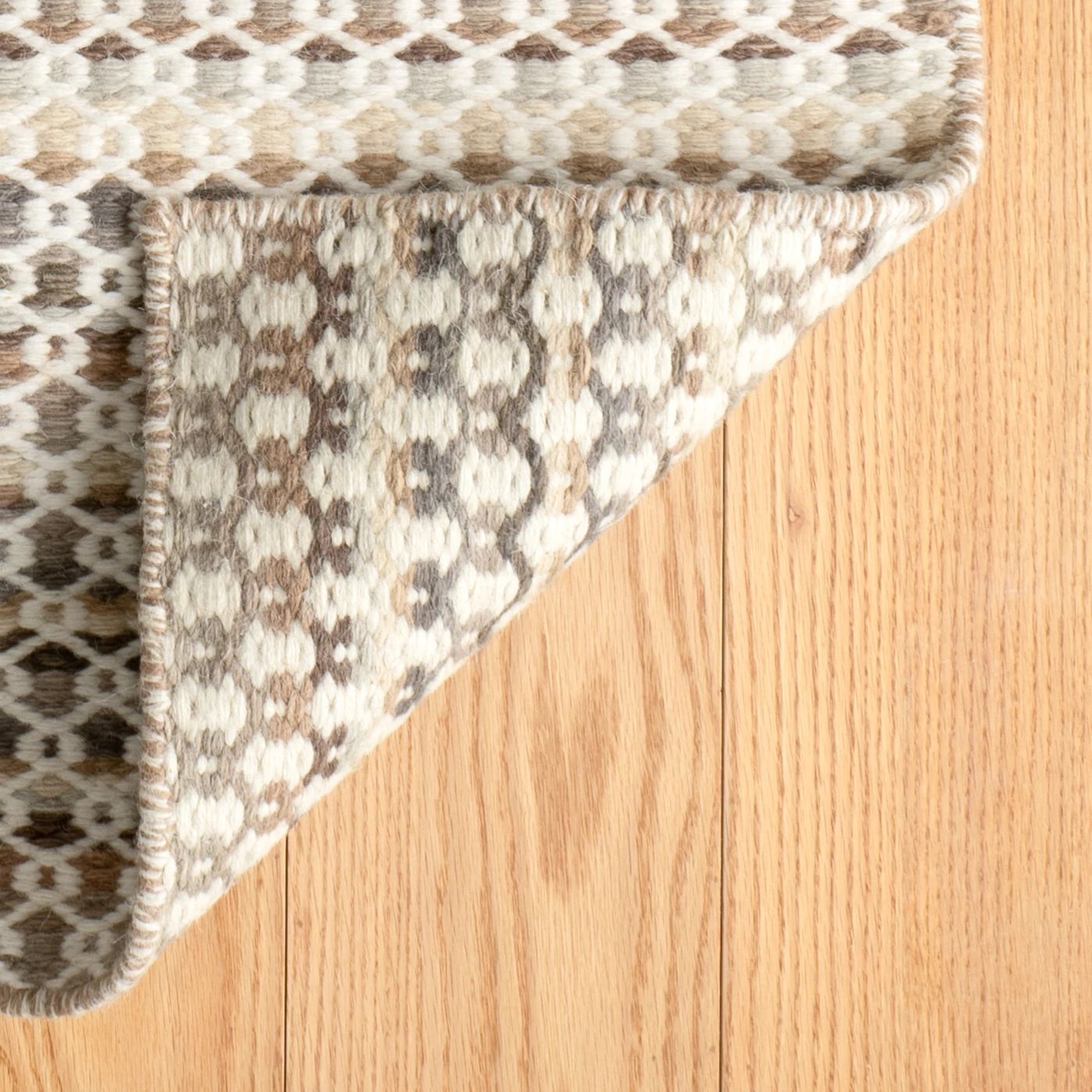 Poppy Natural Handwoven Wool Rug - DA2026 - 10x14
