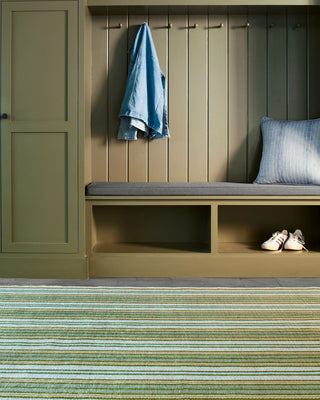 Caravan Stripe Multi Machine Washable Rug - DA2034 - 8x10