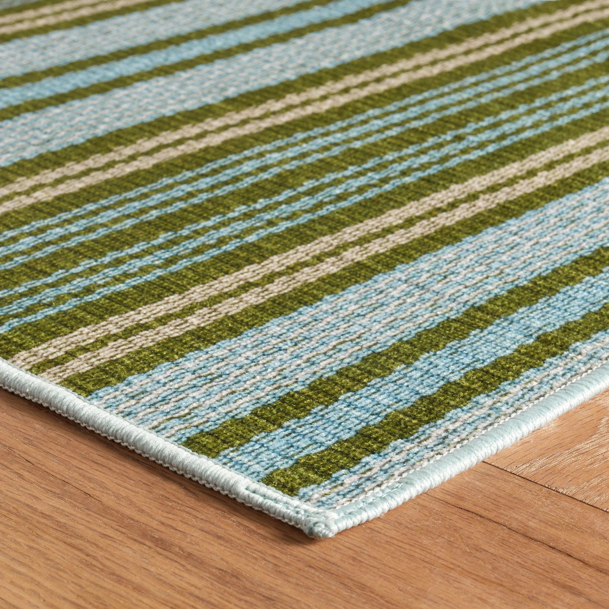 Caravan Stripe Multi Machine Washable Rug - DA2034 - 8x10