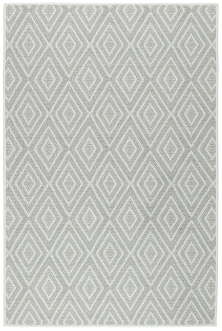 Diamond Platinum/White Machine Washable Rug - DA2035 - 8x10