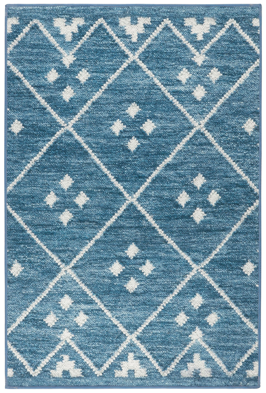 Kota Indigo Machine Washable Rug - DA2042 - 8x10