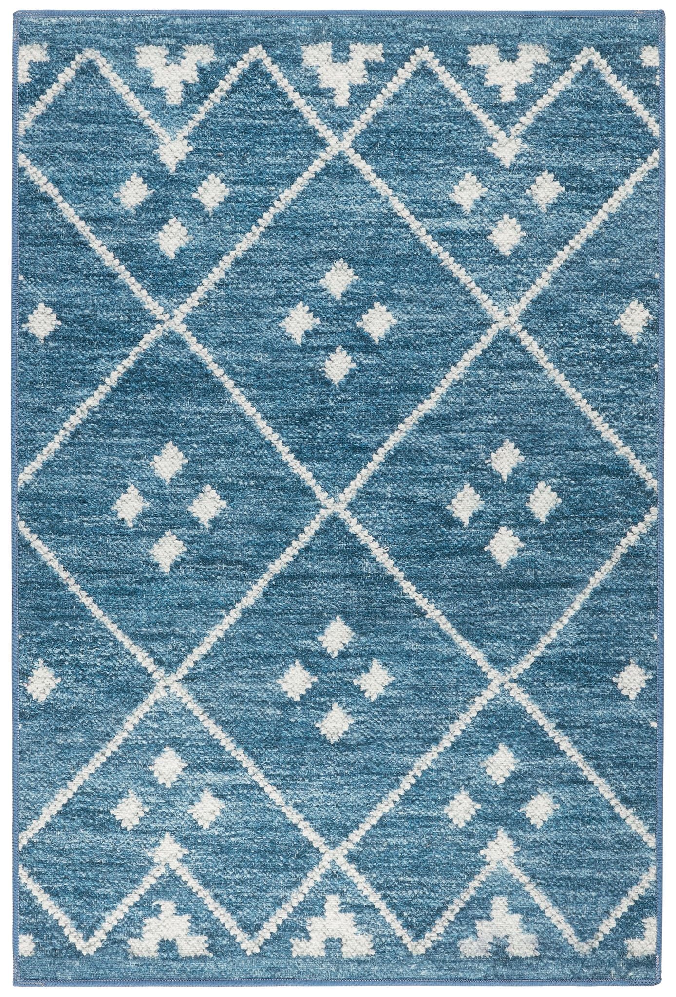 Kota Indigo Machine Washable Rug - DA2042 - 8x10
