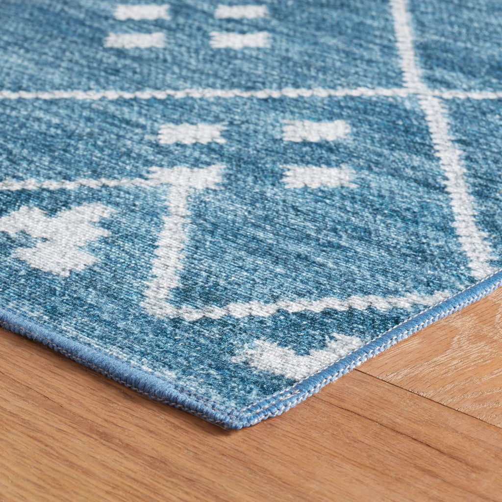 Kota Indigo Machine Washable Rug - DA2042 - 8x10