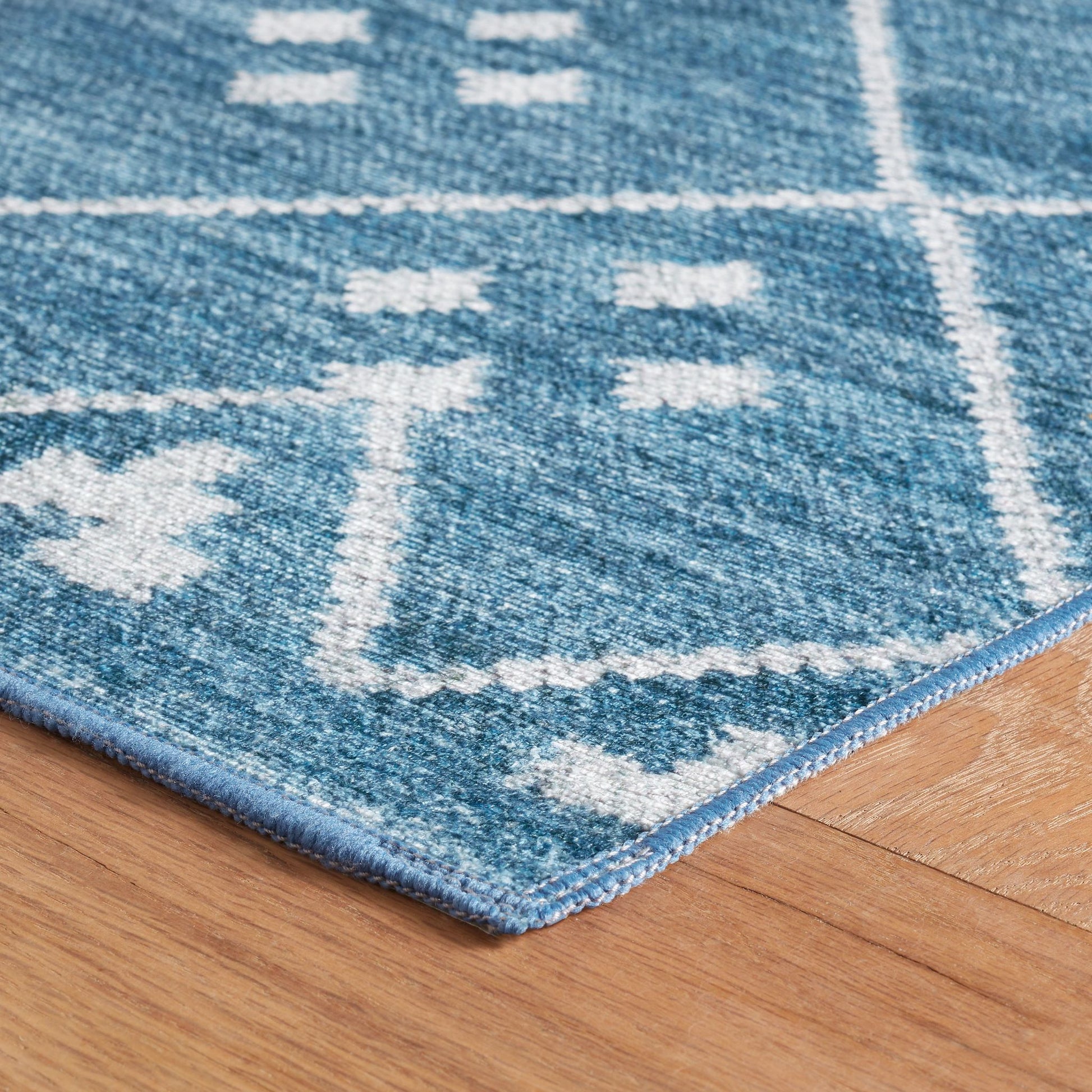 Kota Indigo Machine Washable Rug - DA2042 - 8x10