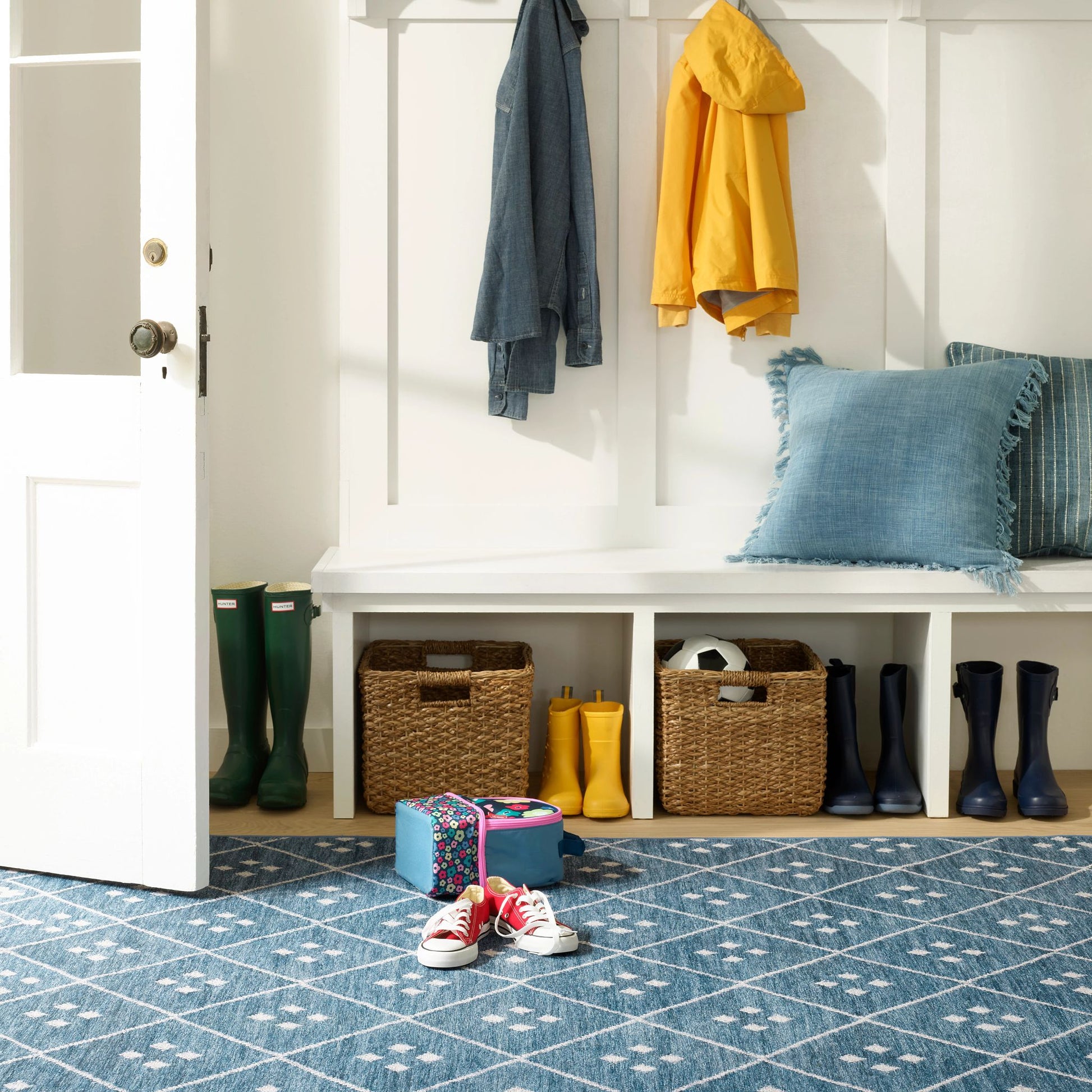 Kota Indigo Machine Washable Rug - DA2042 - 8x10
