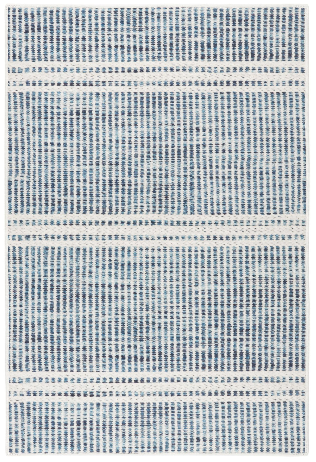 Malta Blue Machine Washable Rug - DA2043 - 8x10