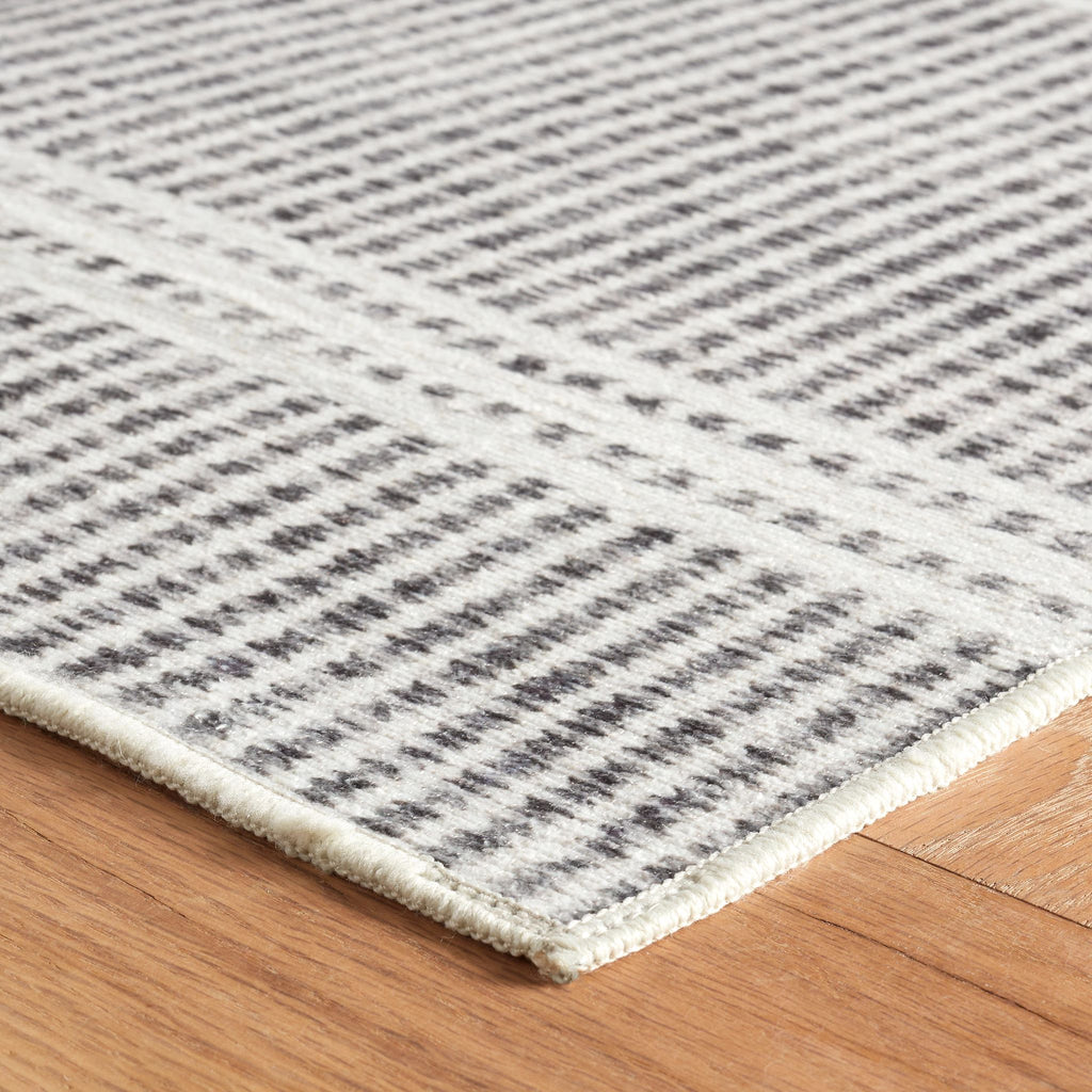 Malta Grey Machine Washable Rug - DA2044 - 8x10