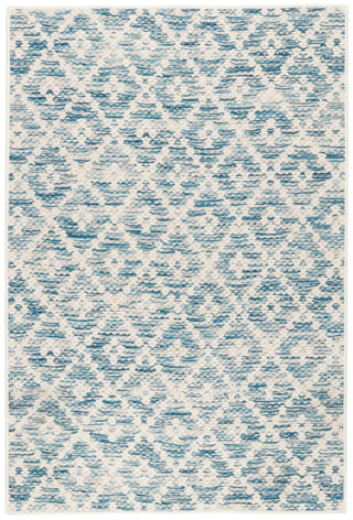 Melange Diamond Blue Machine Washable Rug - DA2045 - 8x10