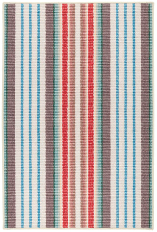 Ranch Stripe Multi Machine Washable Rug - DA2053 - 8x10
