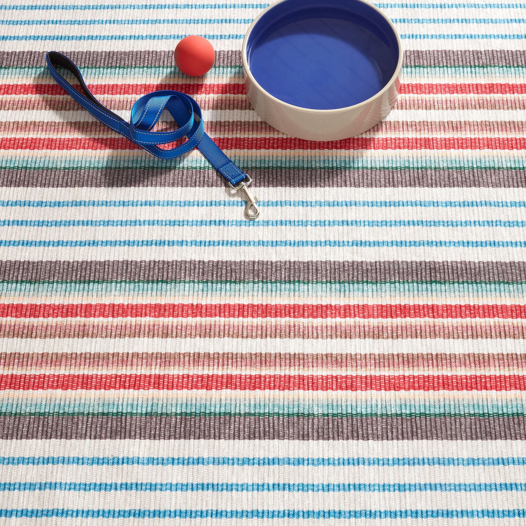 Ranch Stripe Multi Machine Washable Rug - DA2053 - 8x10