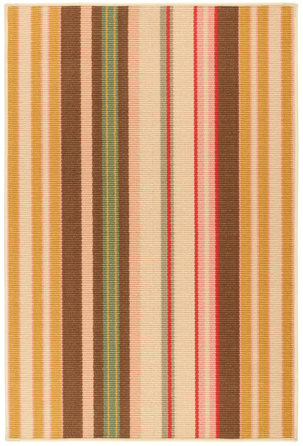 Sienna Stripe Multi Machine Washable Rug - DA2054 - 8x10