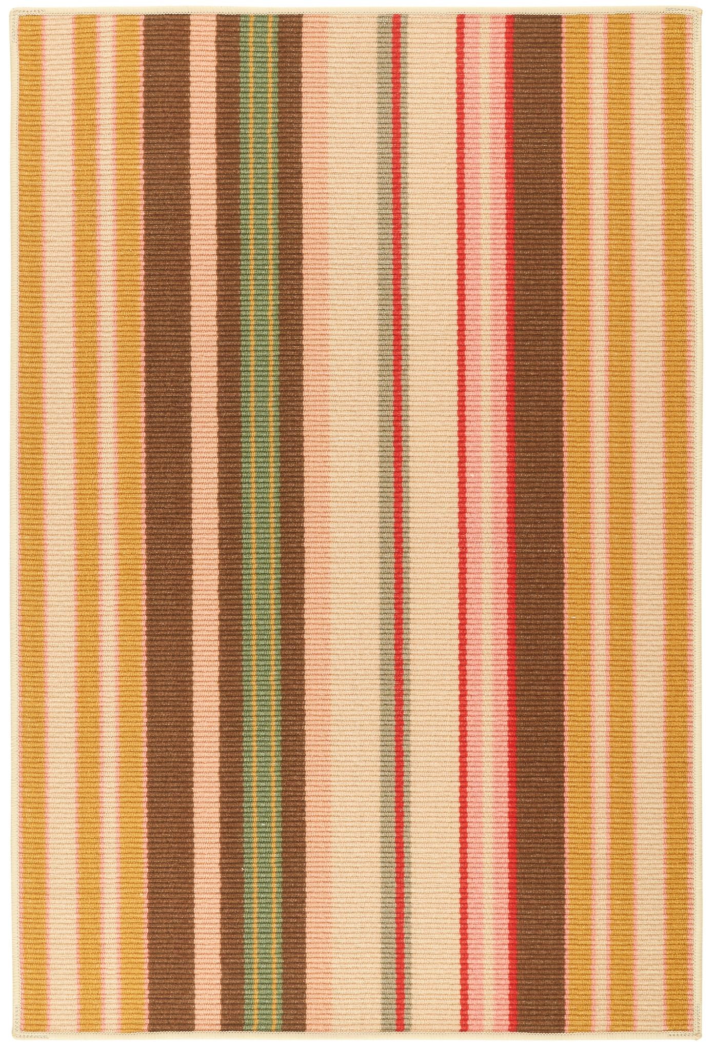 Sienna Stripe Multi Machine Washable Rug - DA2054 - 8x10
