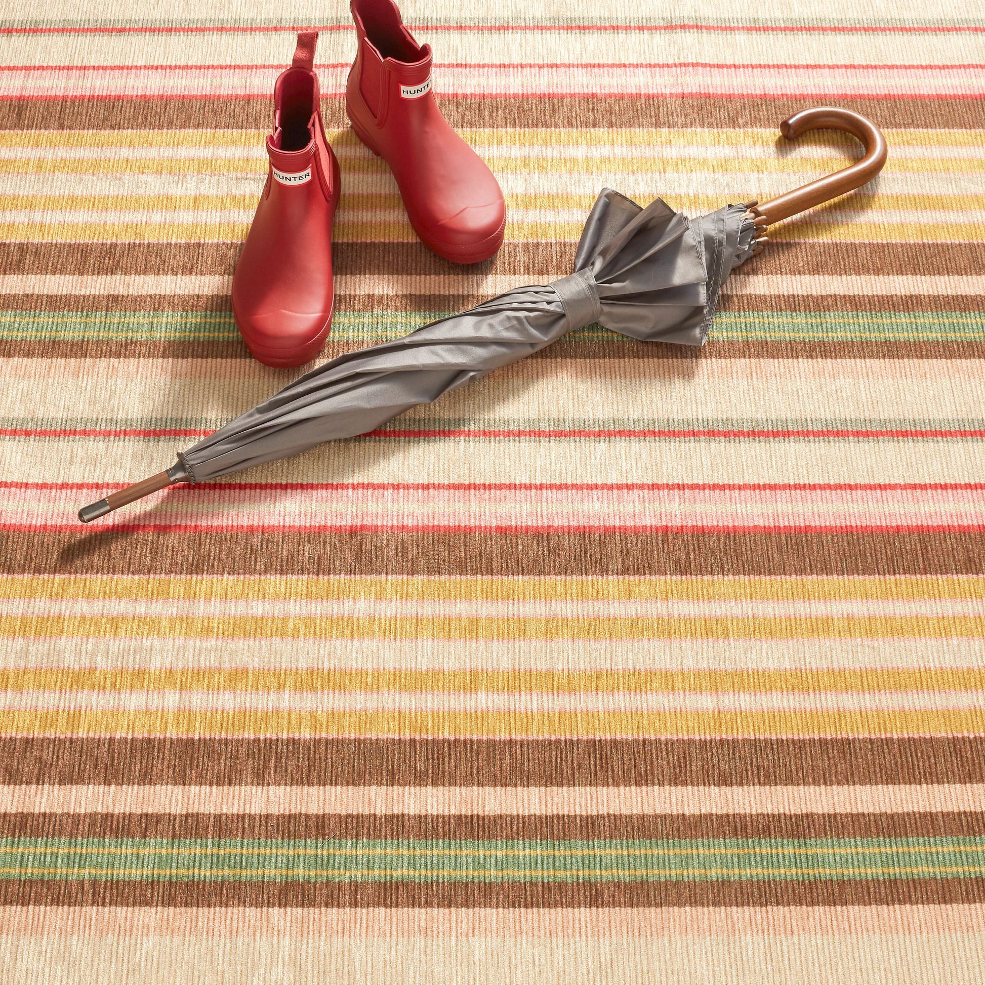 Sienna Stripe Multi Machine Washable Rug - DA2054 - 8x10
