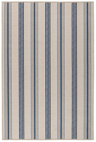 Nimes Ticking Neutral Machine Washable Rug - DA2059 - 8x10