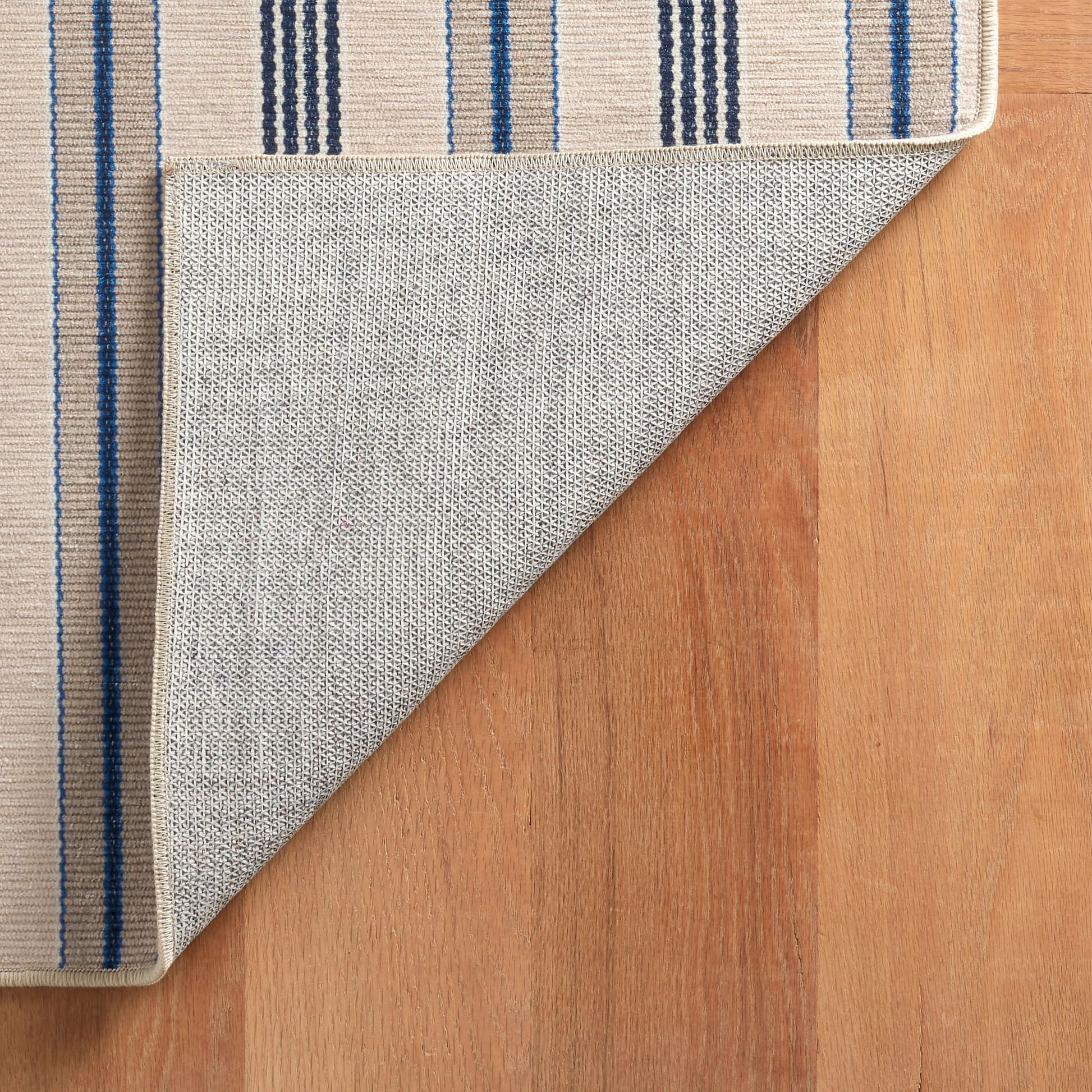 Nimes Ticking Neutral Machine Washable Rug - DA2059 - 8x10
