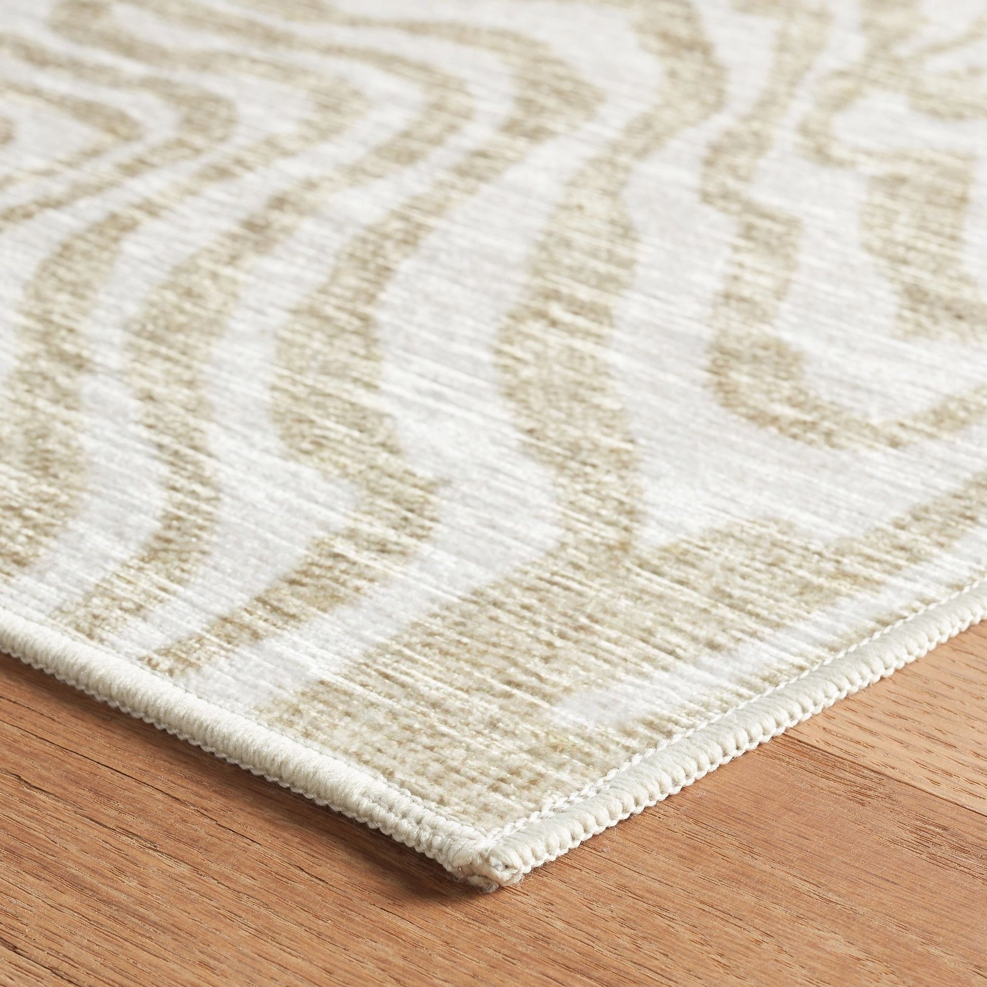 Amber Natural Machine Washable Rug - DA2158 - 8x10