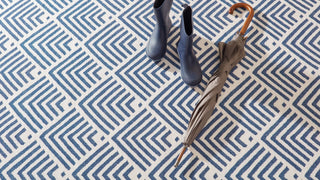 Cleo Navy Machine Washable Rug - DA2168 - 8x10