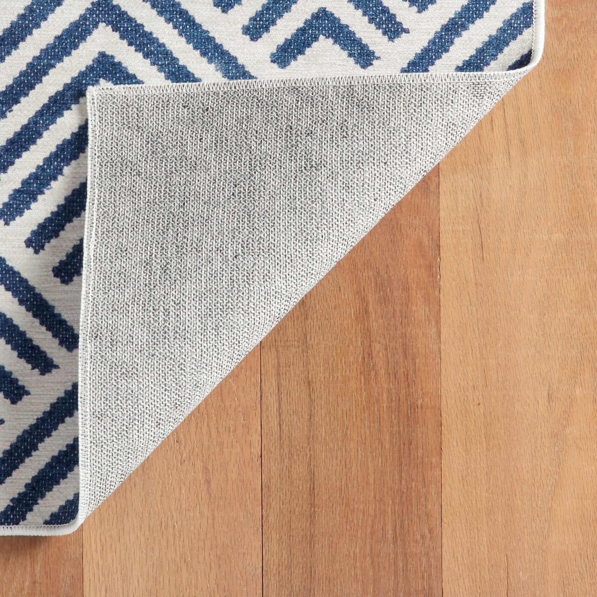 Cleo Navy Machine Washable Rug - DA2168 - 8x10
