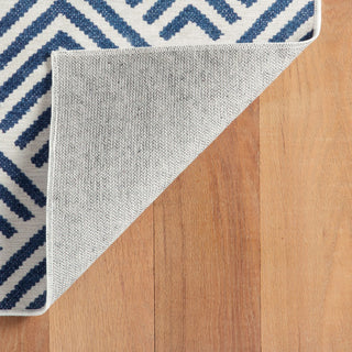 Cleo Navy Machine Washable Rug - DA2168 - 8x10