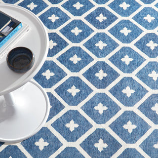 Elizabeth Navy Machine Washable Rug - DA2171 - 8x10