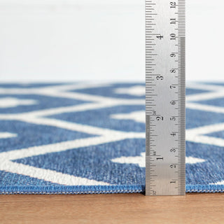 Elizabeth Navy Machine Washable Rug - DA2171 - 8x10