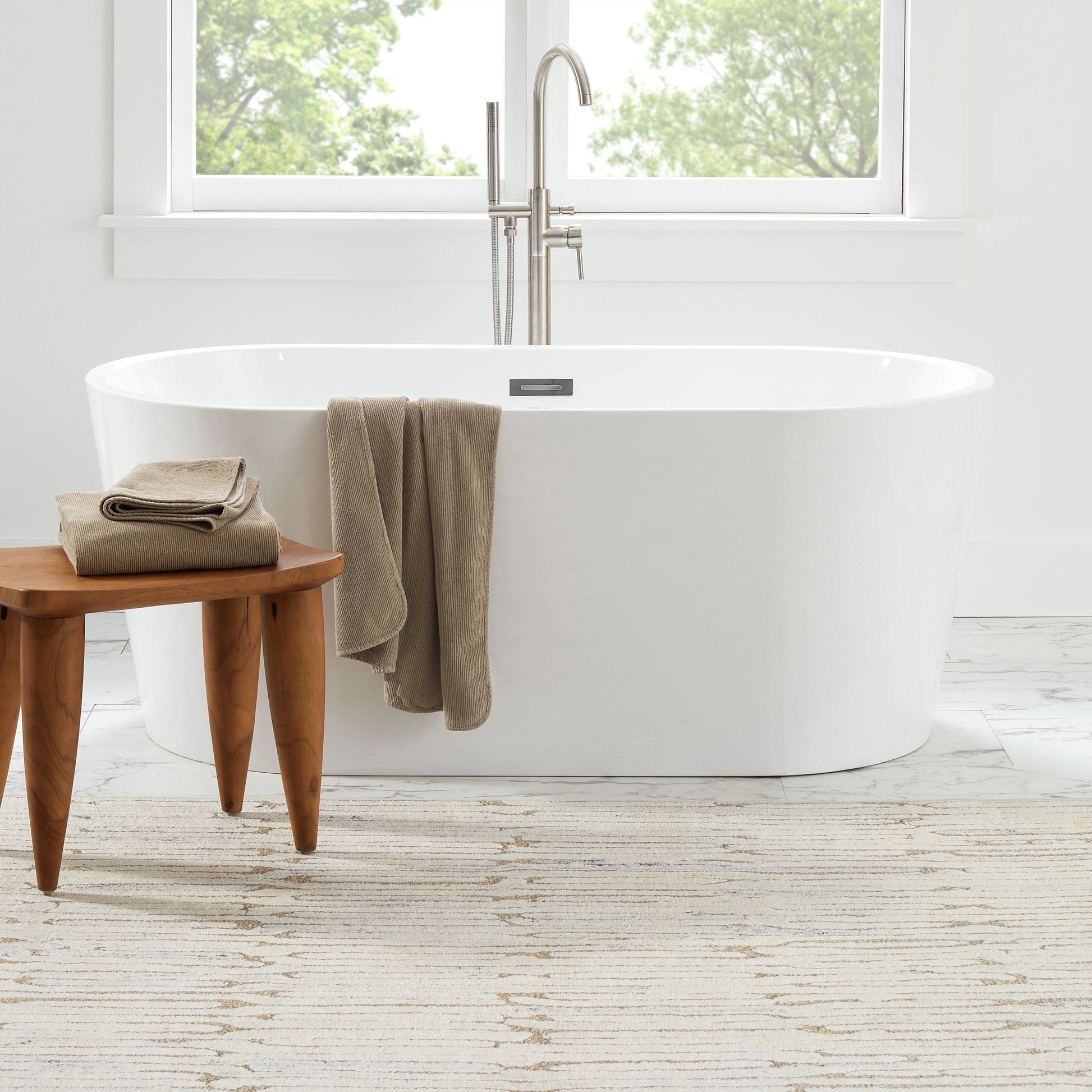 Malone Oatmeal Machine Washable Rug - DA2182 - 8x10