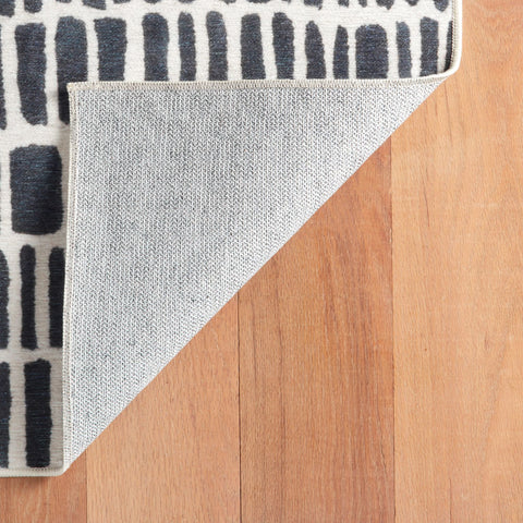 Roark Charcoal Machine Washable Rug - DA2189 - 8x10