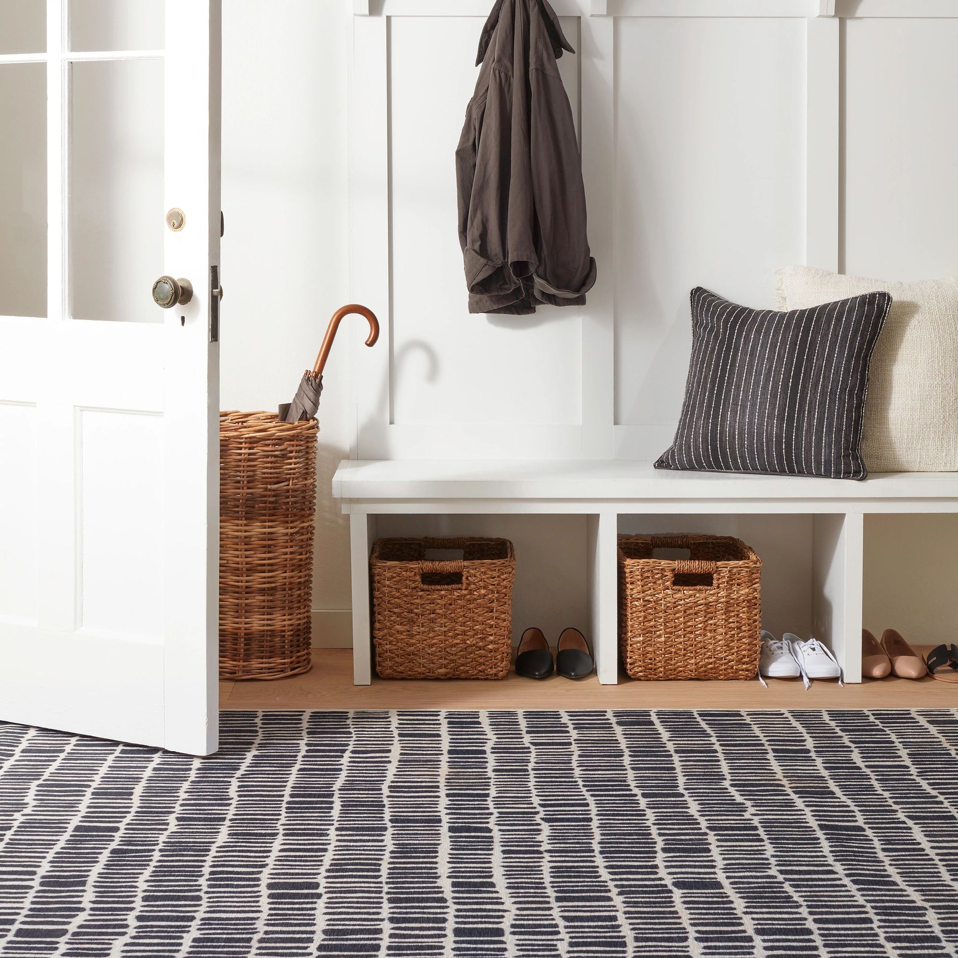 Roark Charcoal Machine Washable Rug - DA2189 - 8x10