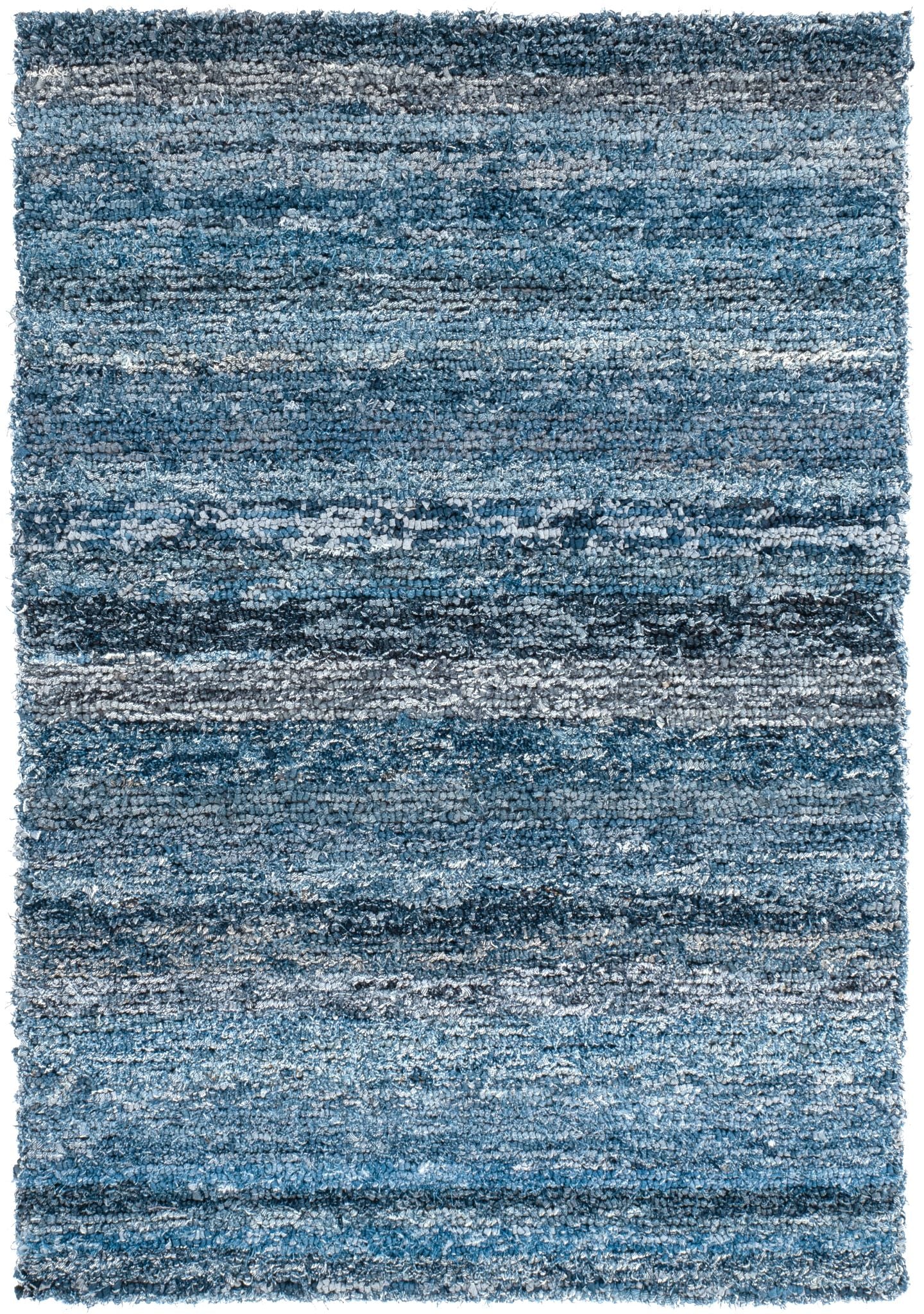 Denim Chindi Blue Hand Hooked Cotton Rug - DA2206 - 10x14