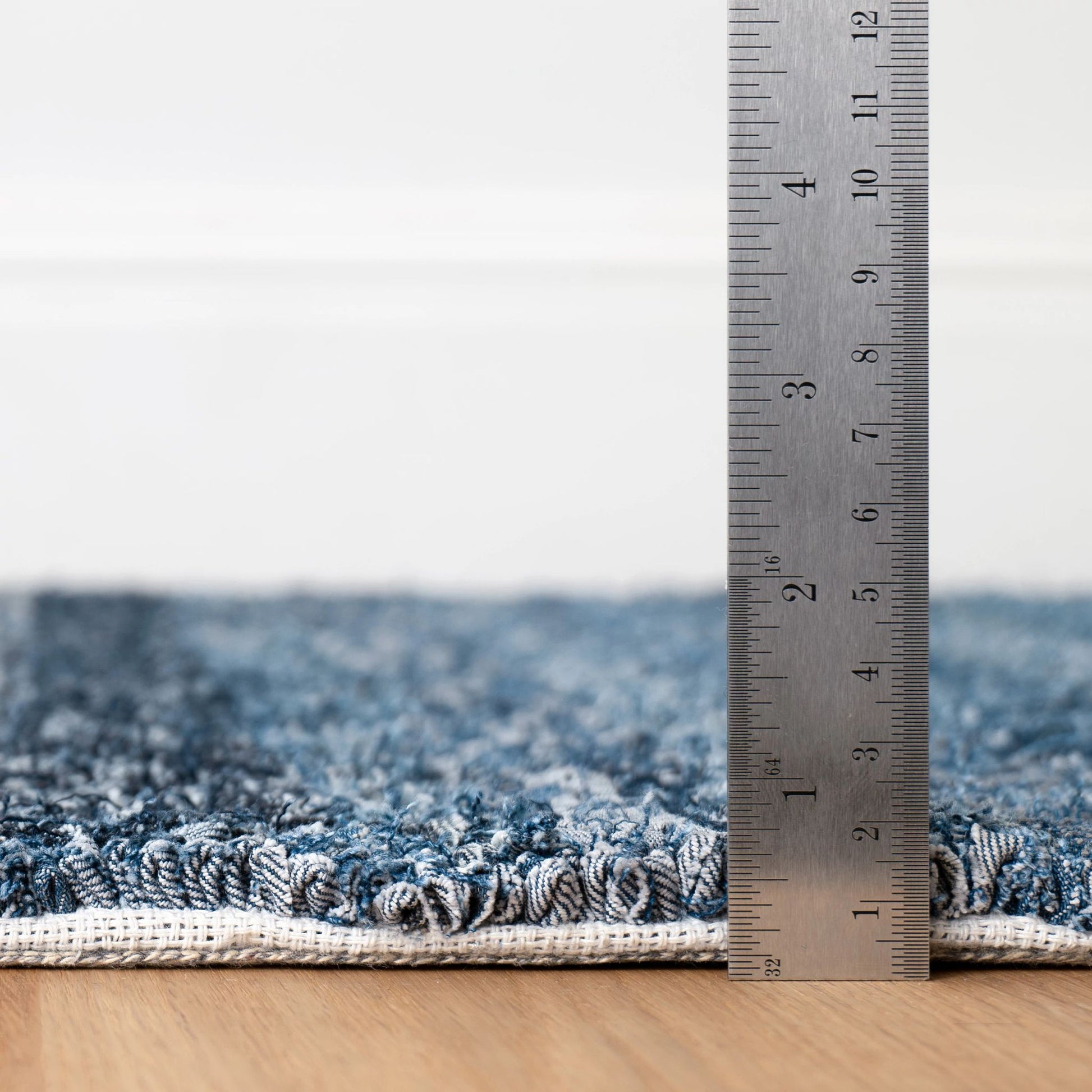 Denim Chindi Blue Hand Hooked Cotton Rug - DA2206 - 10x14