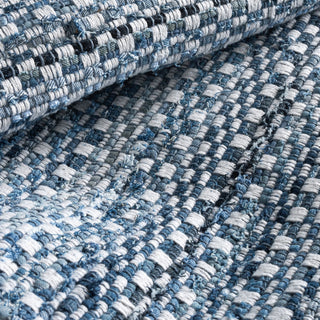 Denim Stone Blue Handwoven Cotton Rug - DA2208 - 10x14