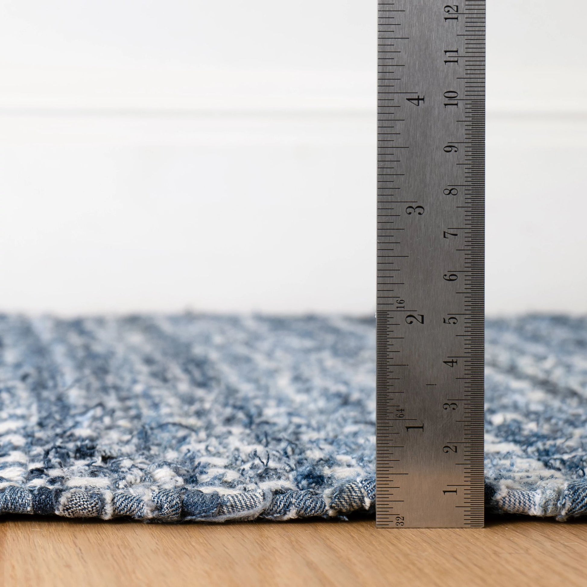Denim Stone Blue Handwoven Cotton Rug - DA2208 - 10x14
