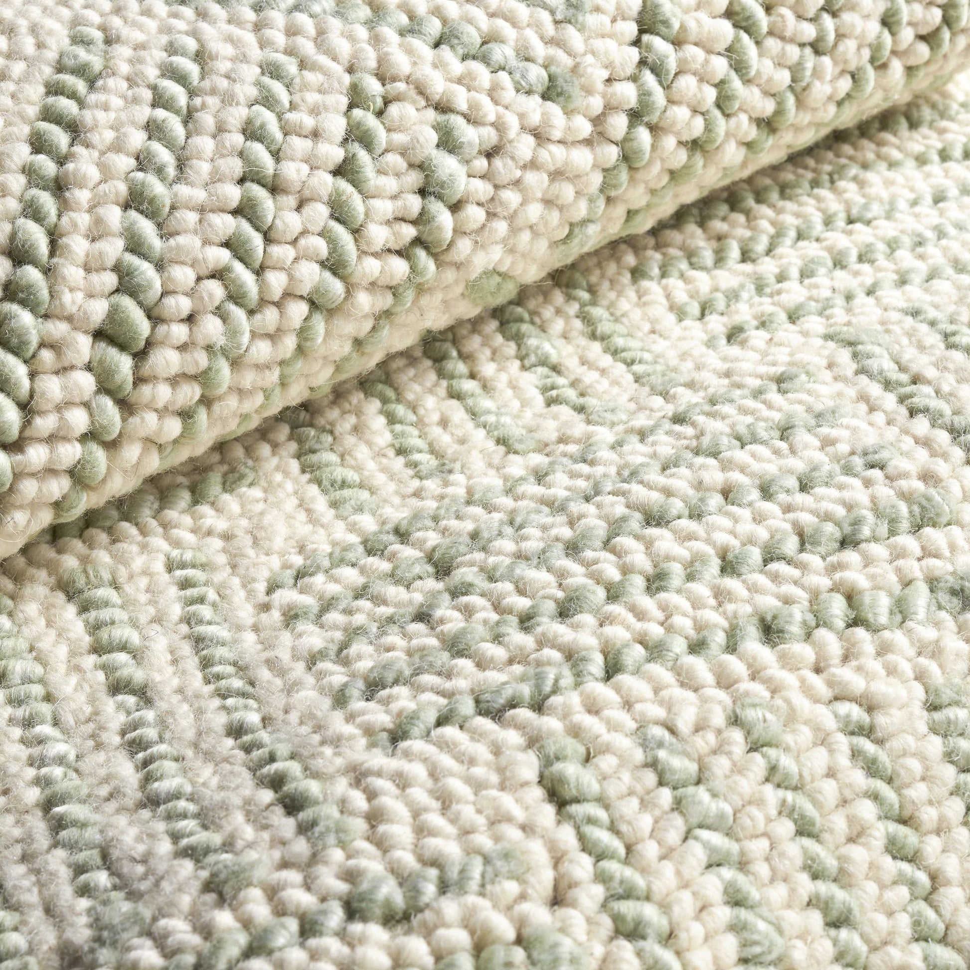 Layers Desert Sage Hand Hooked Wool Rug - DA2211 - 10x14