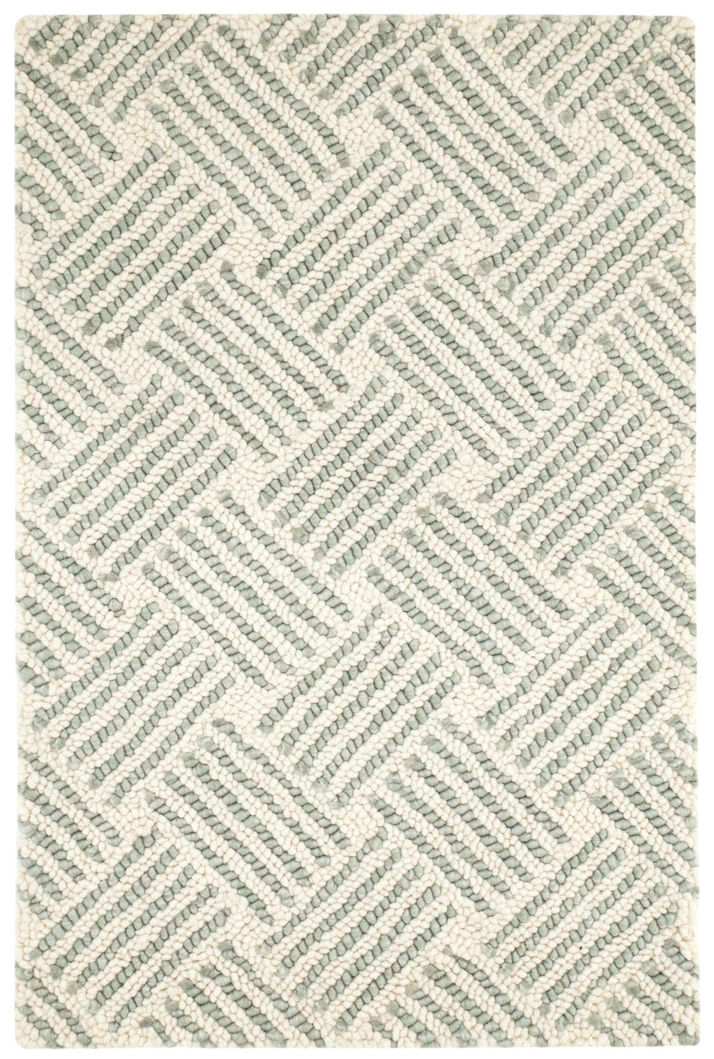 Layers Desert Sage Hand Hooked Wool Rug - DA2211 - 10x14