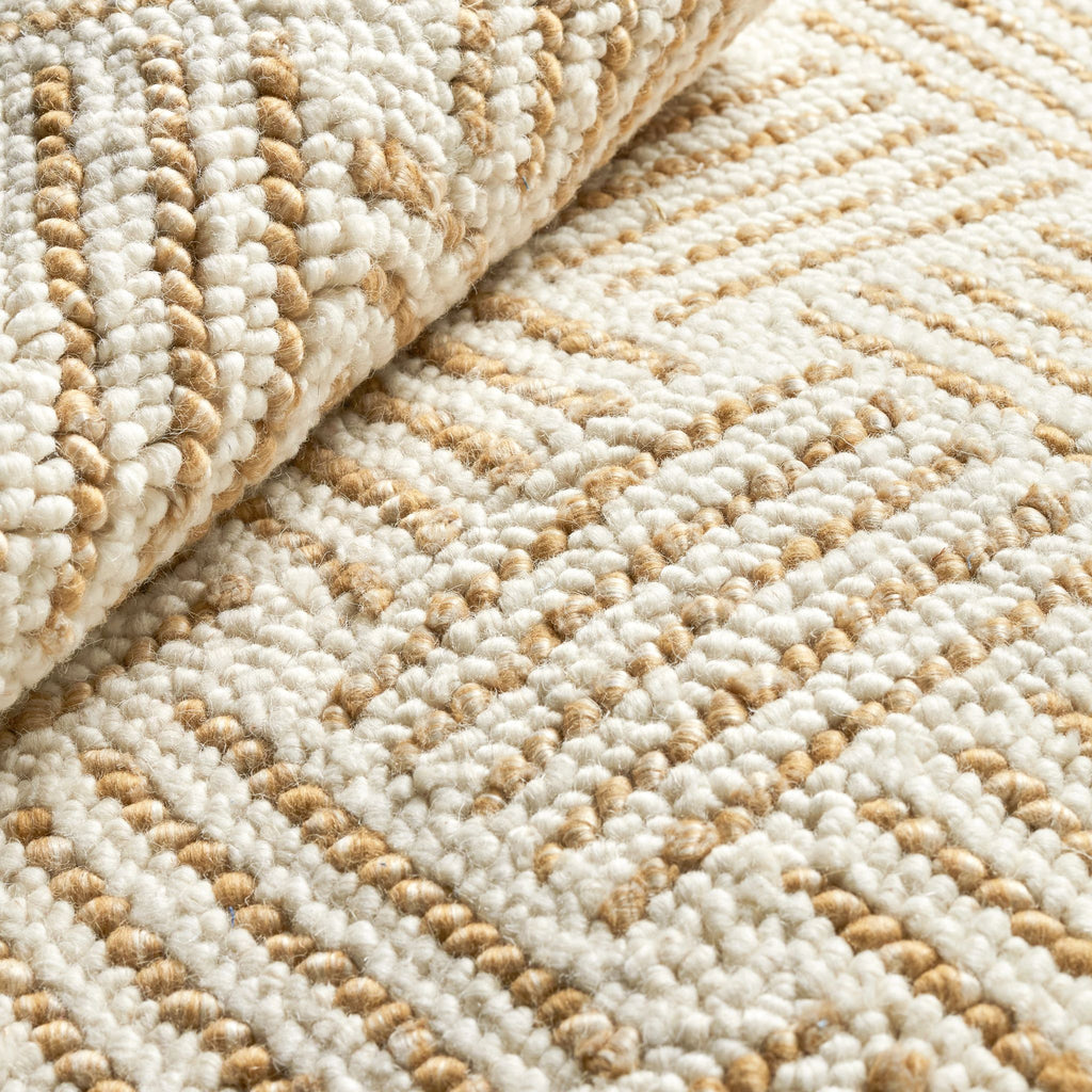 Layers Ochre Hand Hooked Wool Rug - DA2213 - 10x14